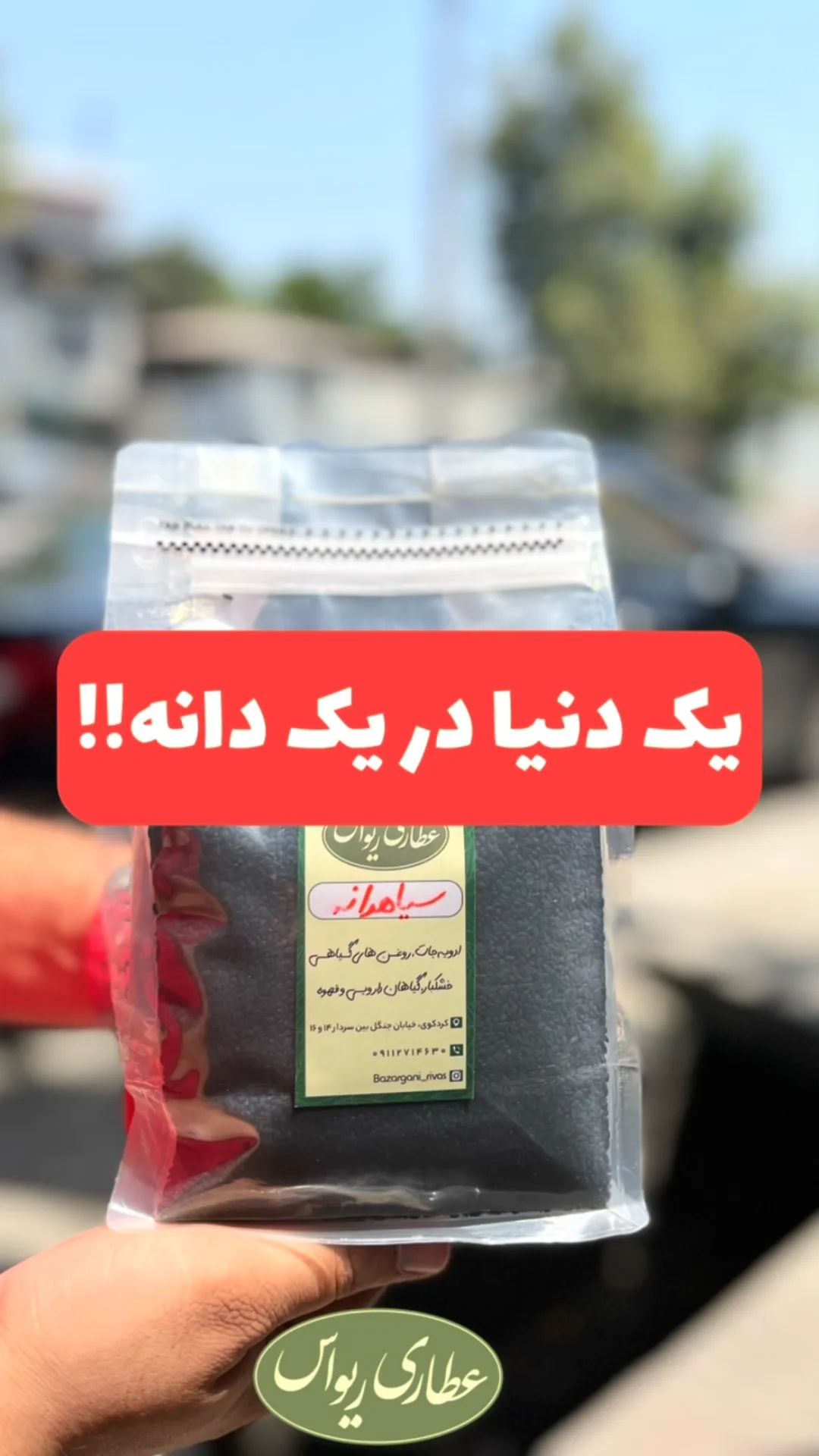 سیاه‌دانه، رنگ مشکی، دانه ریز