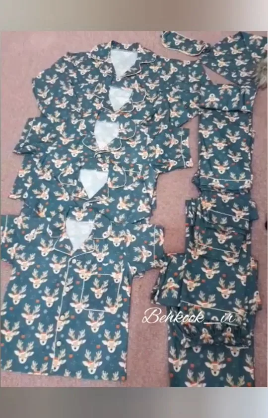 ست لباس خانواده طرح گوزن