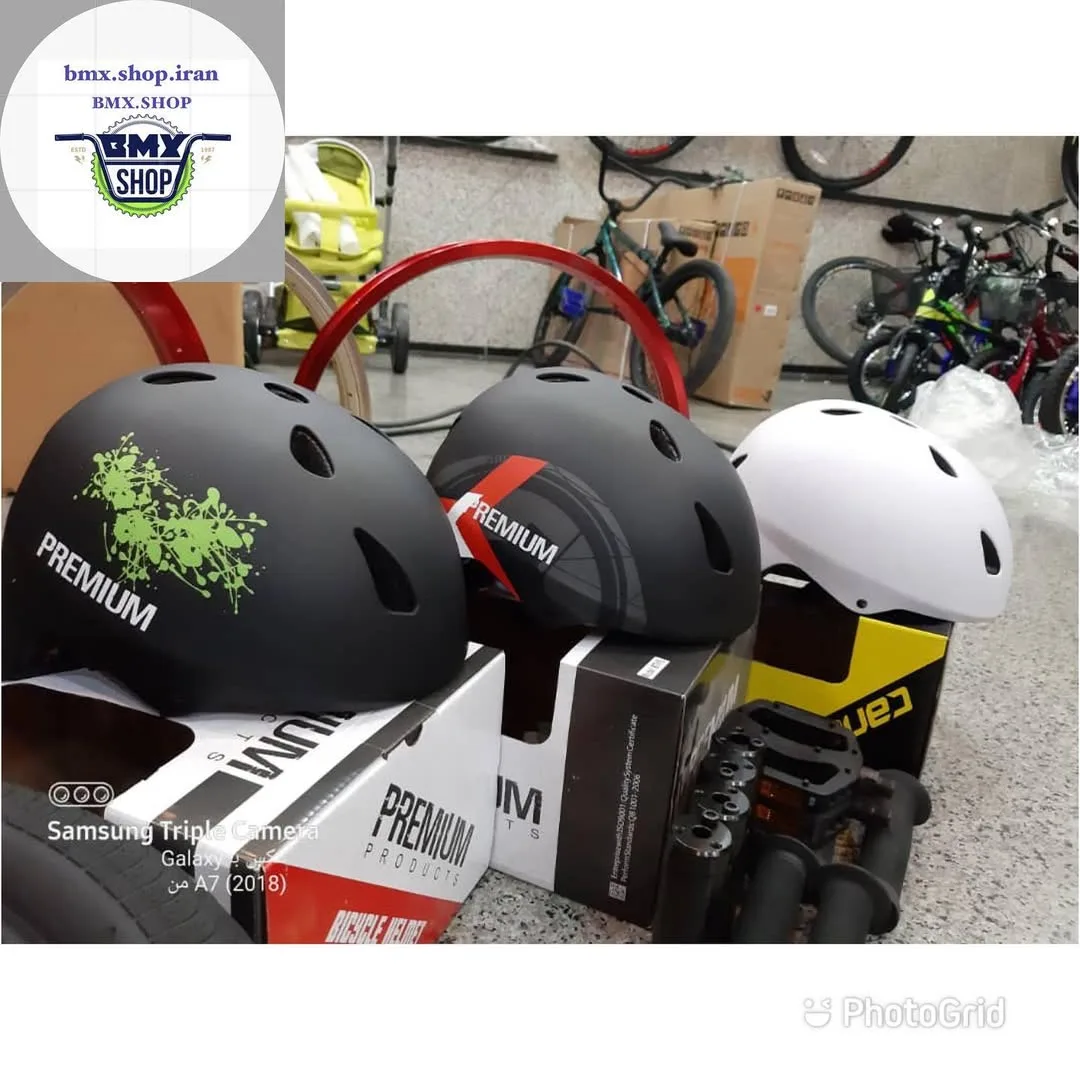 کلاه ایمنی دوچرخه BMX پریمیوم