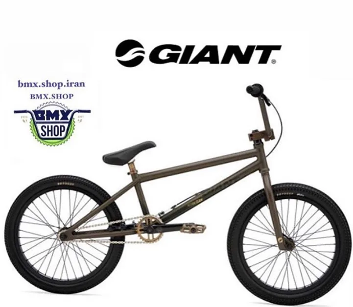 دوچرخه BMX، رنگ قهوهای و مشکی، جنس فلز، مدل BMX