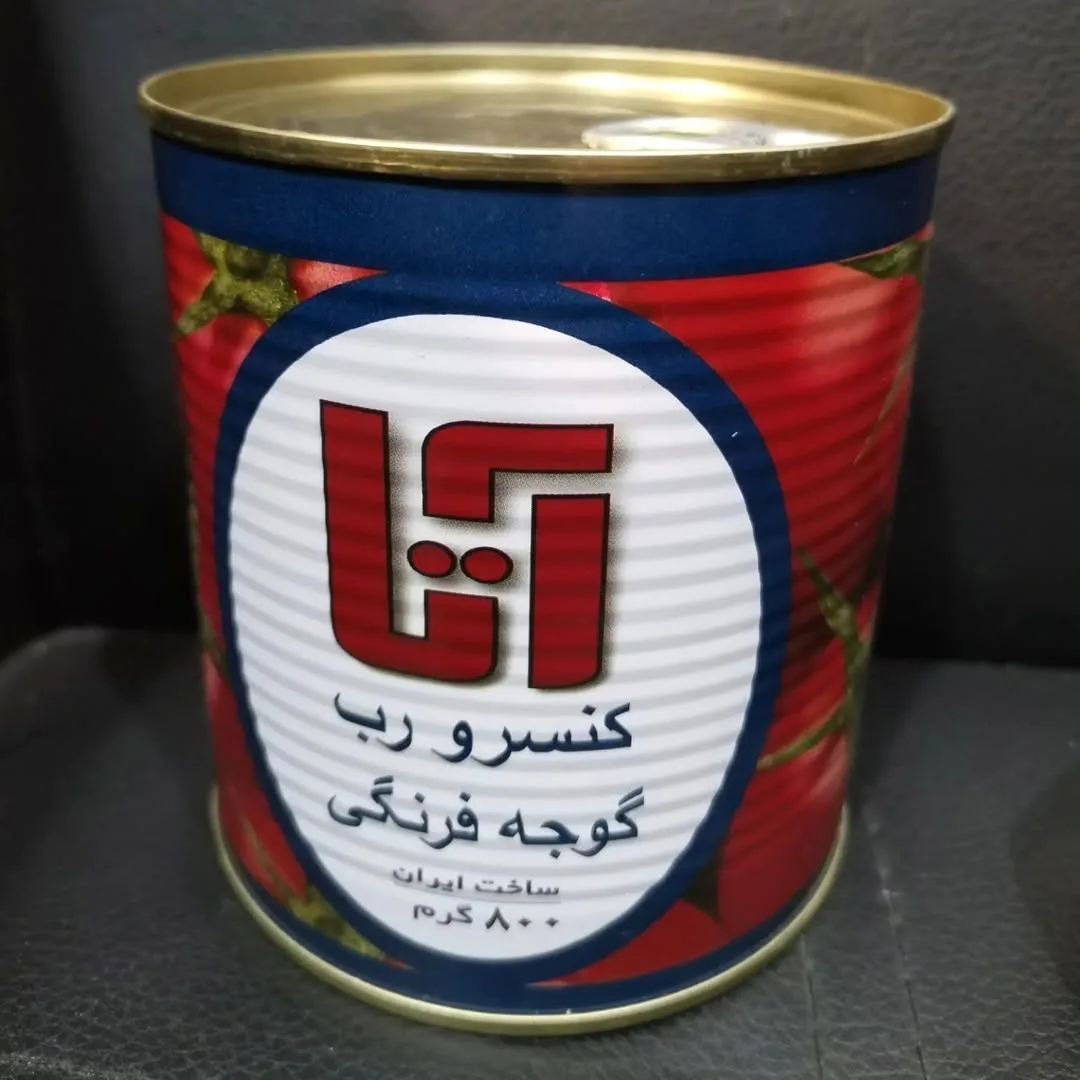 رب ۸۰۰ گرمی آتا، رنگ قرمز، آبی و سفید، جنس فلز، قوطی استوانهای