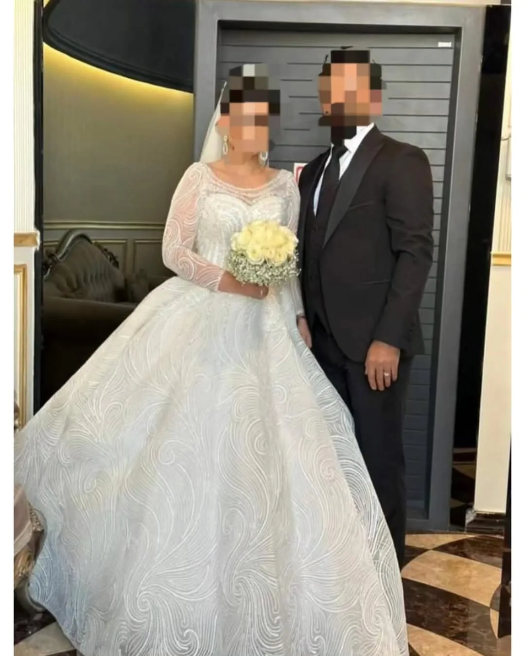 لباس عروس عربی شاین‌دار