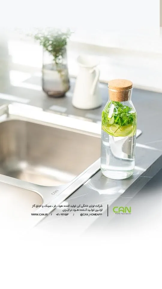 سینک استیل توکار کن، رنگ نقره‌ای، تک تخ