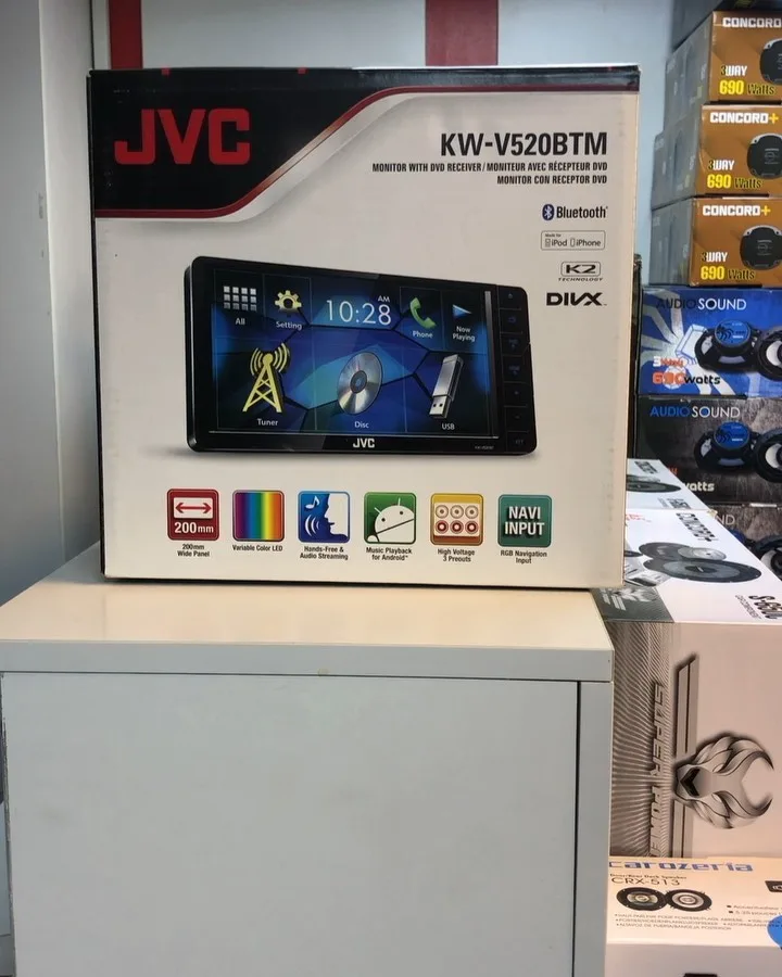 پخش دودین JVC مدل KW-V520BTM