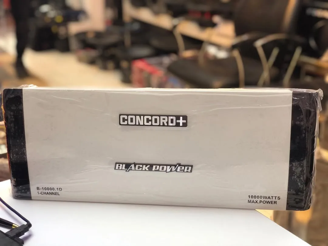 آمپلی‌فایر مونو B-10000.1 Concord Plus، رنگ سفید و مشکی، جنس فلز، مستطیلی