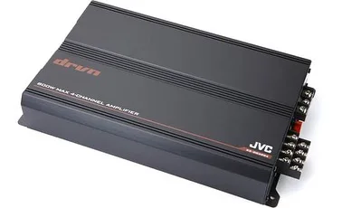 آمپلی فایر ۴ کانال مدل DR 3004 JVC، رنگ مشکی، جنس فلز، مستطیلی
