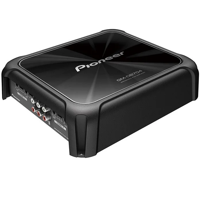 آمپلی فایر ۴ کانال مدل GM-D8704 Pioneer، رنگ مشکی، جنس فلز، مستطیلی