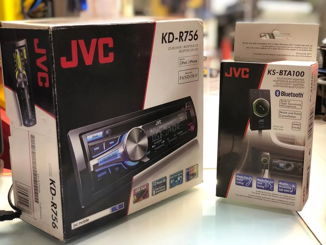 پخش خودرو مدل KD-R756 با کیت بلوتوث JVC