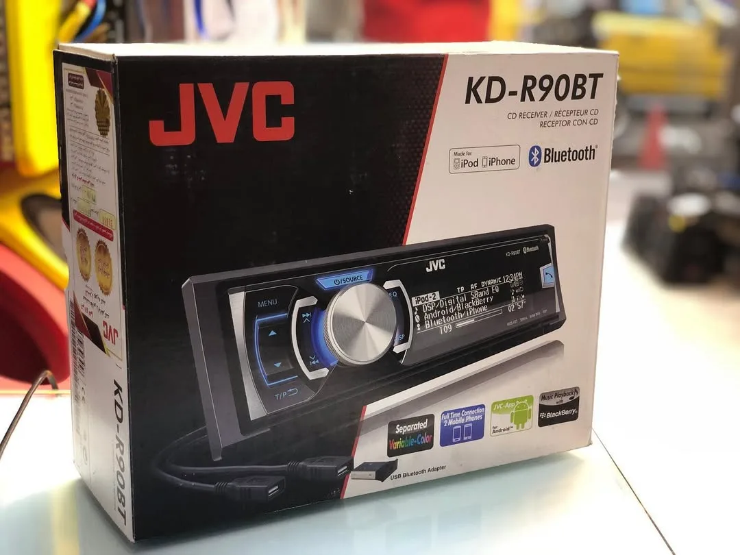 رادیو پخش خودرو مدل KD-R90BT JVC