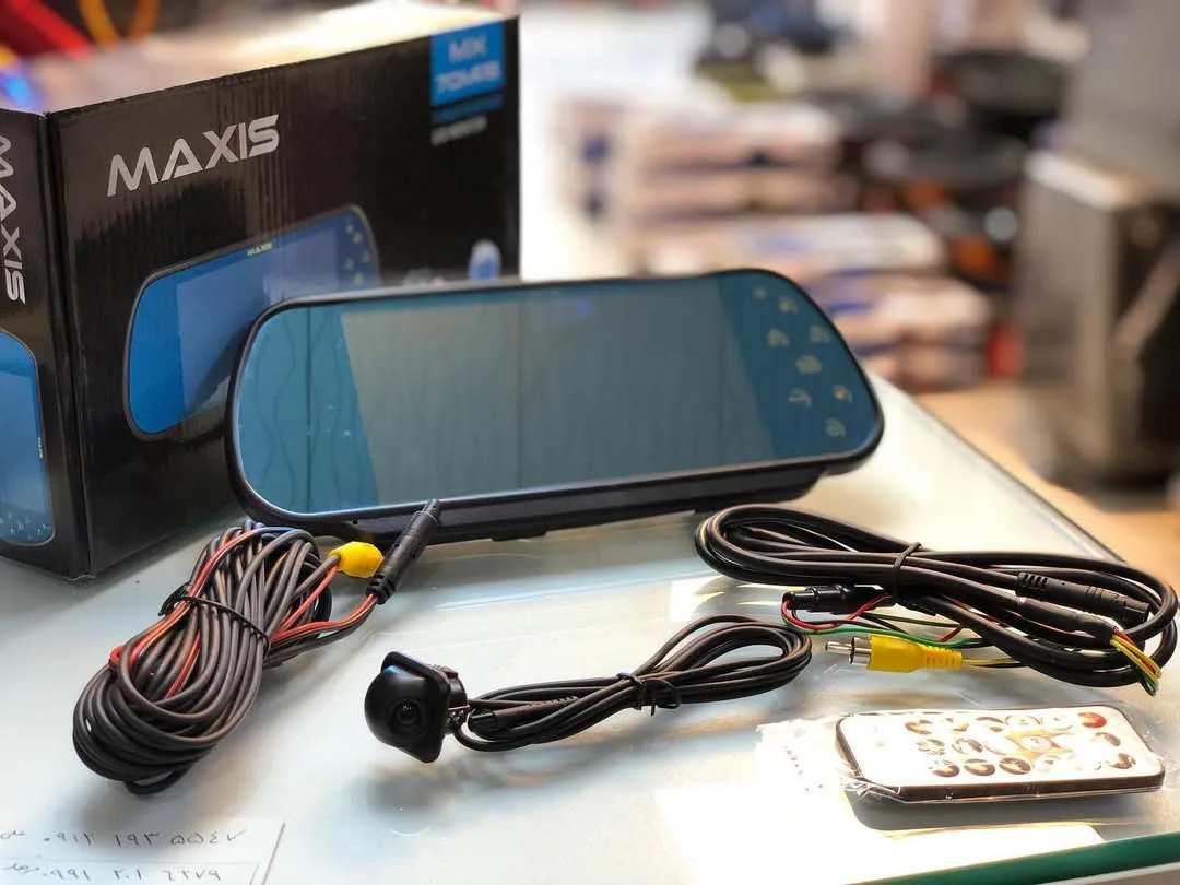 آینه مانیتور خودرو ۷ اینچ مدل MX-70 مکسیس