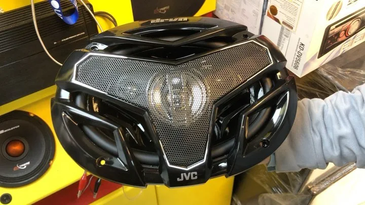 باند خودرو CS-ZX6940 JVC، رنگ مشکی، جنس پلاستیک و فلز، نامنظم، بلند خودرو
