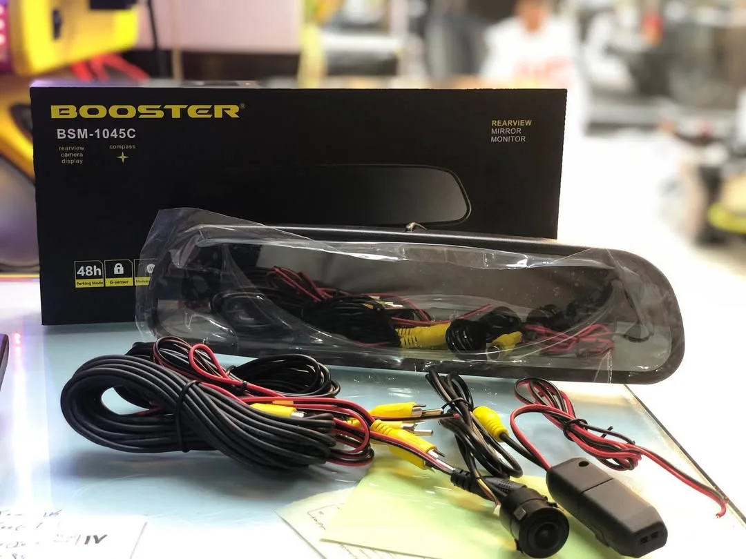 مانیتور آینه BSM-1045C چهار و نیم اینچ بوستر
