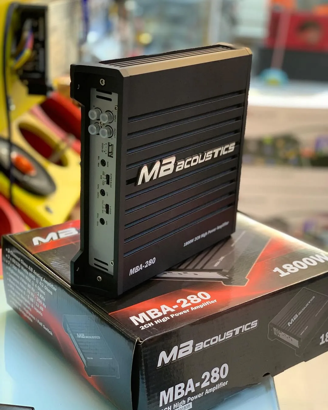 آمپلی‌فایر دو کانال MBA-290 ام بی آکوستیک