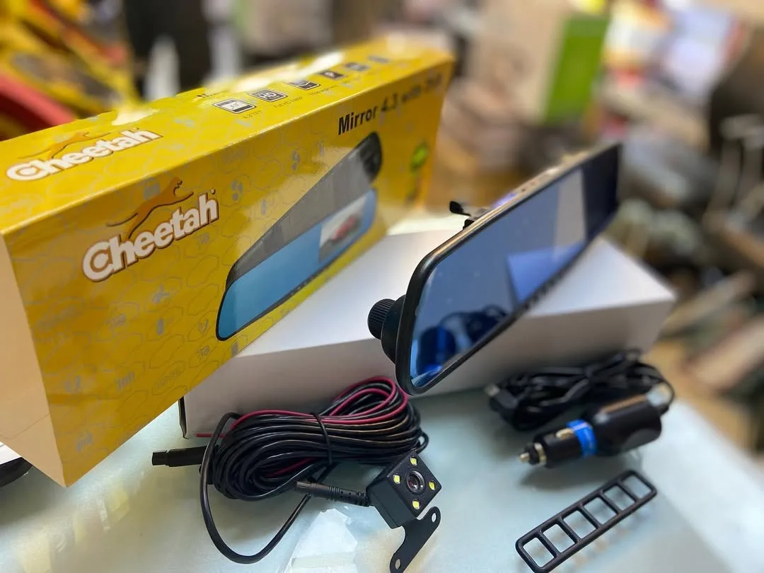 آینه DVR دو دوربین ۴.۳ اینچ چیتا