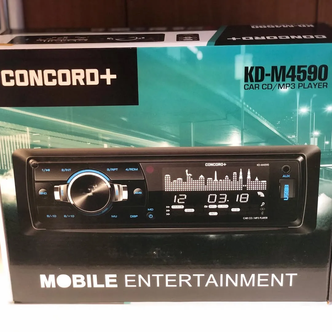 پخش CD خودرو KD-4590 کنکورد پلاس، رنگ مشکی، جنس پلاستیک و فلز، تک دین