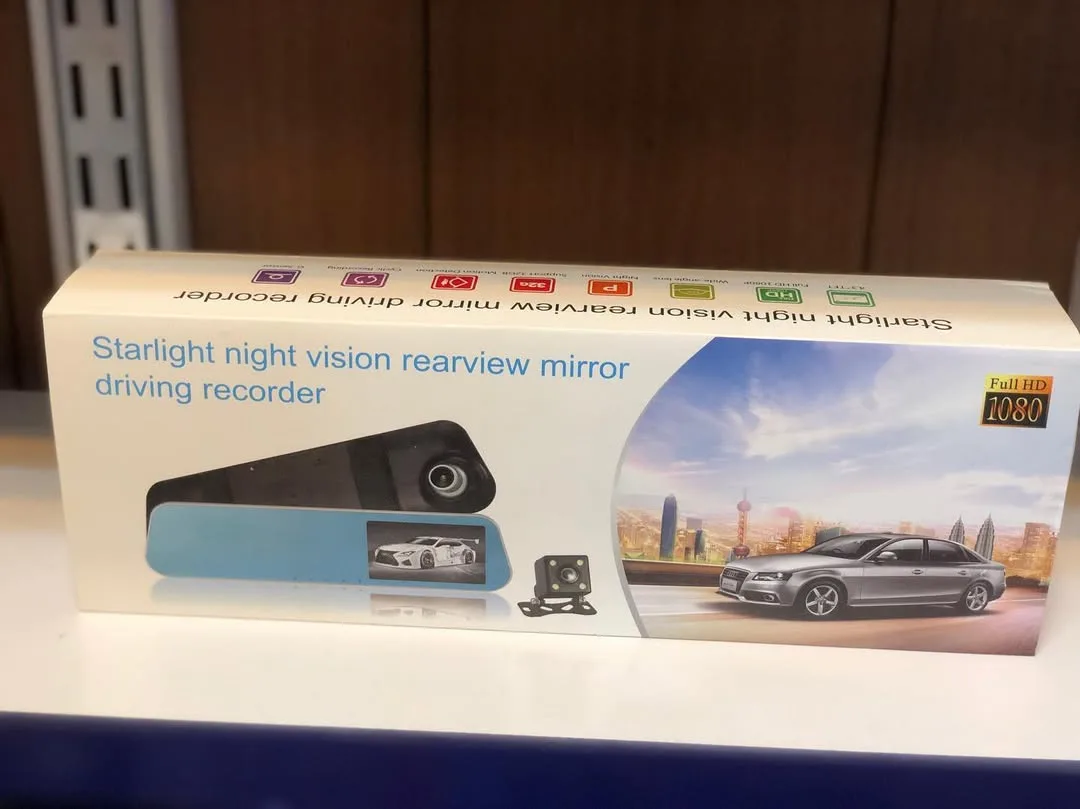 مانیتور آینه‌ای DVR ۴.۳ اینچ