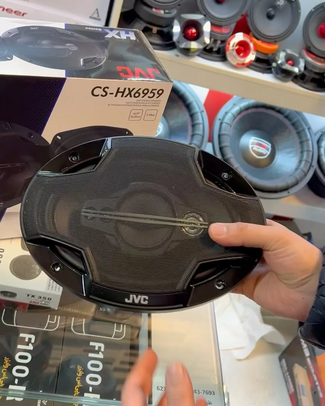 باند بیضی جی وی سی HX-6959، رنگ مشکی، گرد