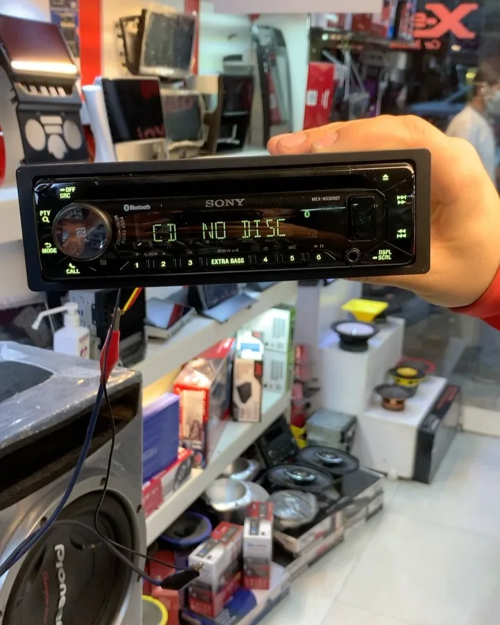 ضبط ماشین MEX-N5300 BT، رنگ مشکی، جنس پلاستیک و فلز، تکدین