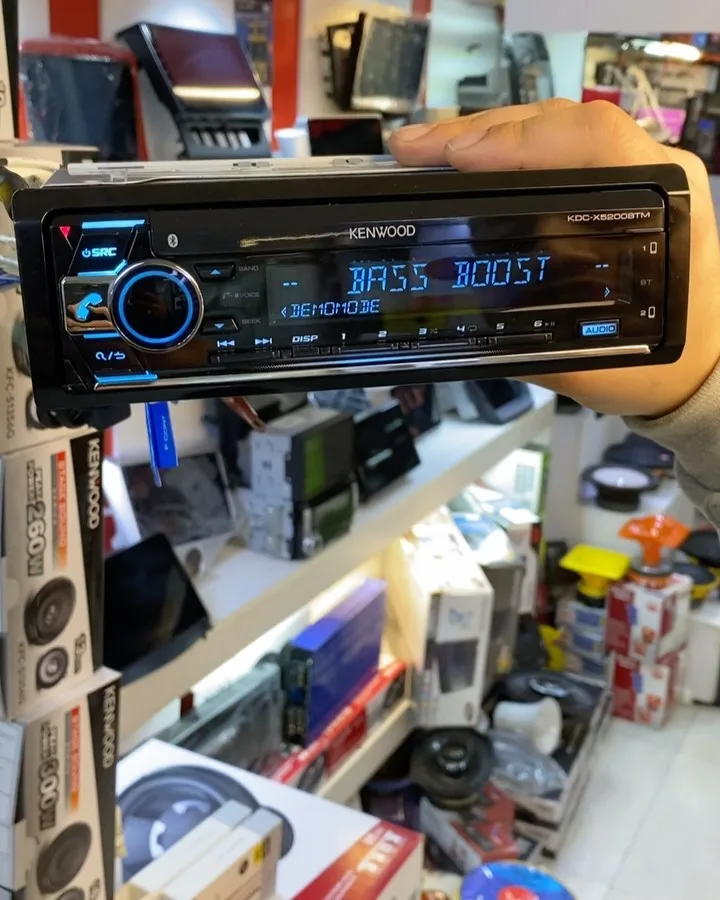 پخش ماشین کنوود KDC-X5200 BTM، رنگ مشکی، جنس پلاستیک و فلز، تک‌دین، دیجیتال