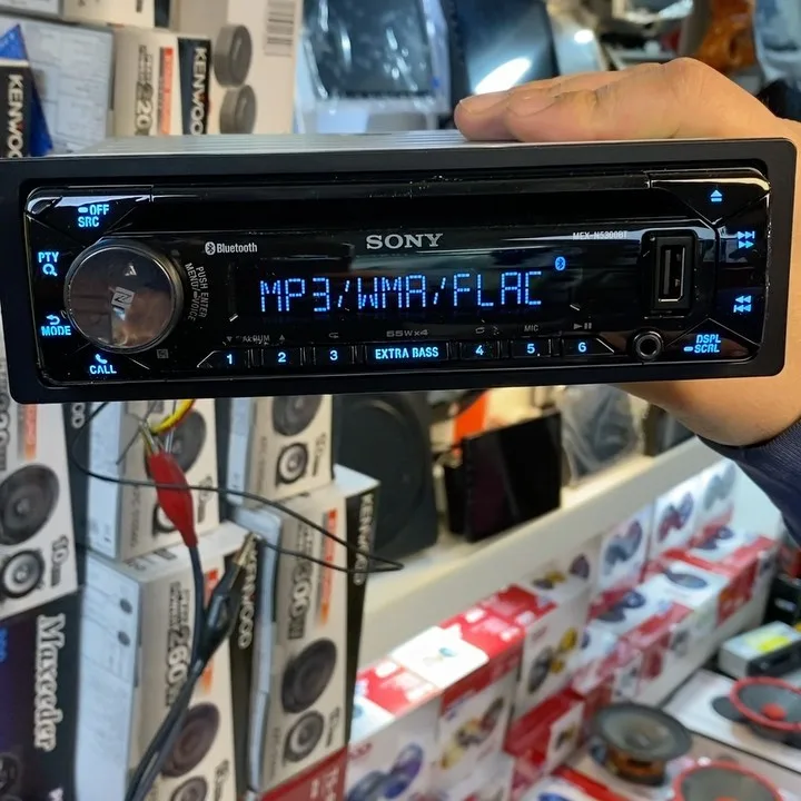 ضبط ماشین مدل MEX-N5300BT، رنگ مشکی و آبی، جنس پلاستیک و فلز، تک دین