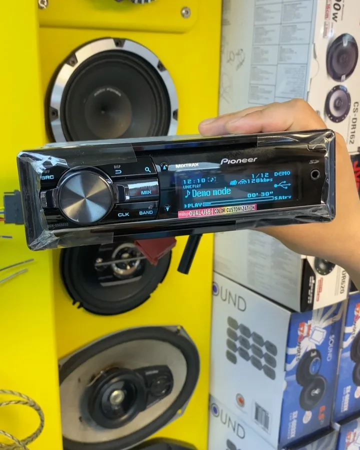 رادیو پخش خودرو مدل DEH-X9650، رنگ مشکی، جنس پلاستیک و فلز، تک دین