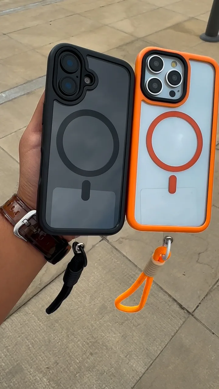 قاب گوشی شفاف مگسیف رنگی