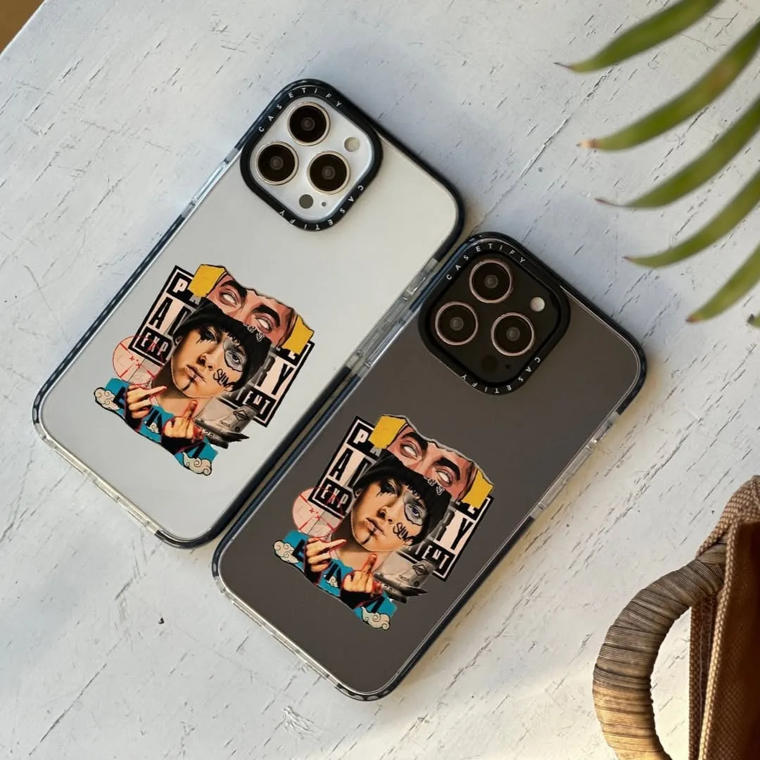 قاب موبایل سفارشی شفاف امینم