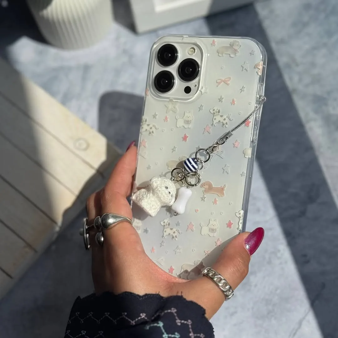 قاب سگ ستاره با آویز دست‌ساز — عکس ۲