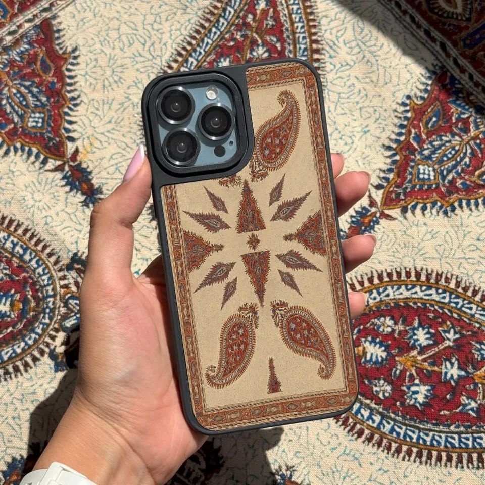 قاب سفارشی آینه‌ای بته‌جقه — عکس ۱۰