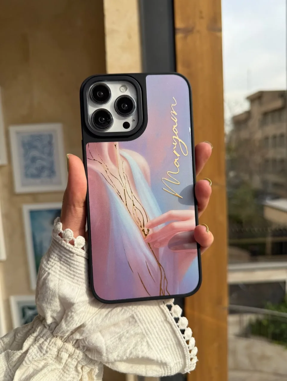 قاب سفارشی طلاکوب با اسم — عکس ۱۰