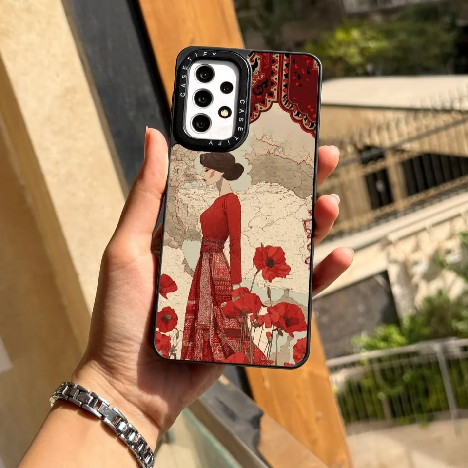 قاب سفارشی آینه‌ای شقایق — عکس ۲