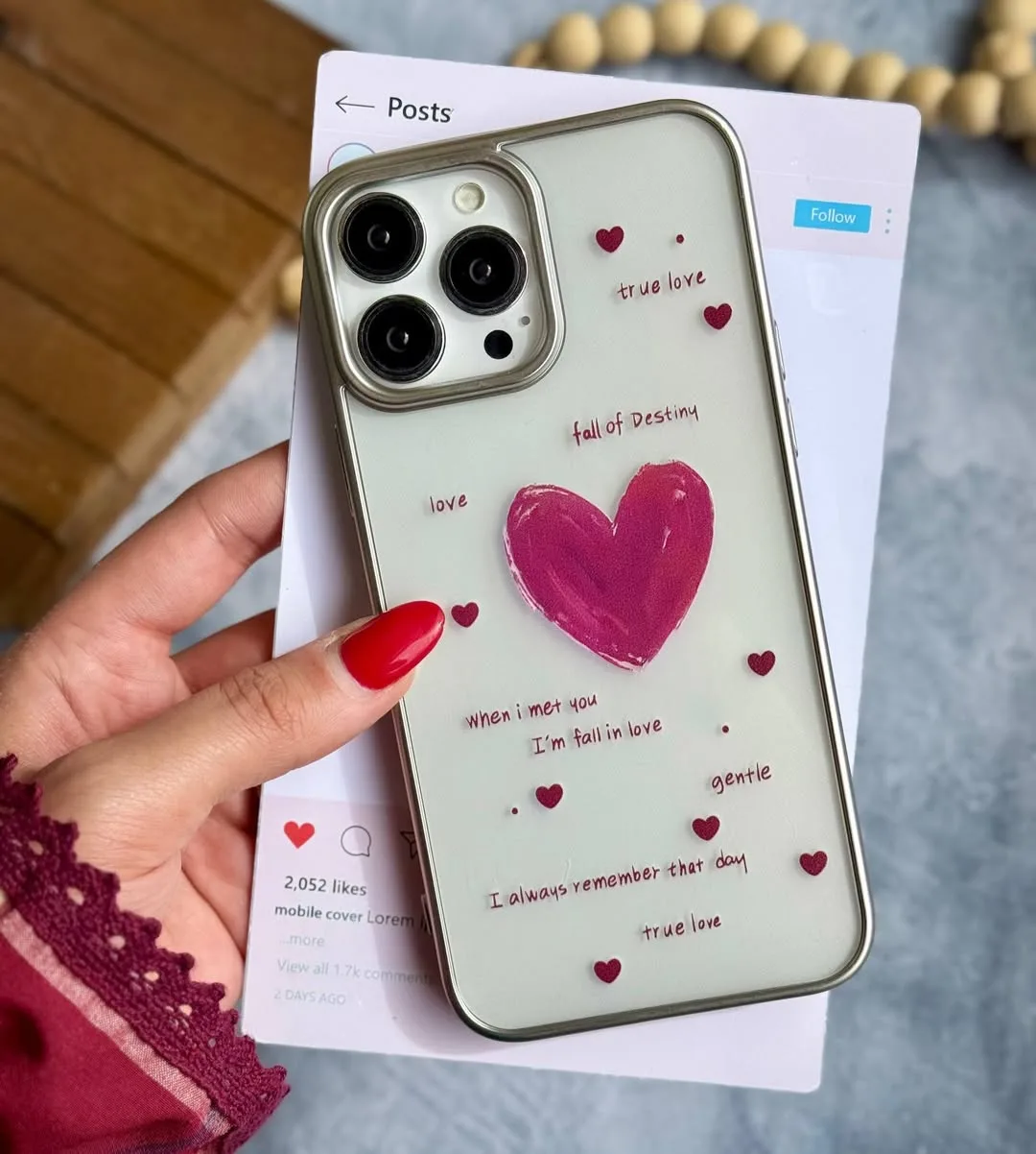 قاب شفاف True Love — عکس ۳