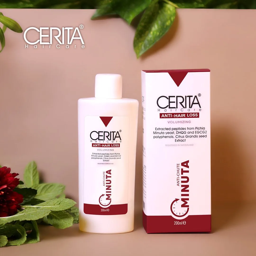 شامپو ضد ریزش مینوتا موی چرب CERITA