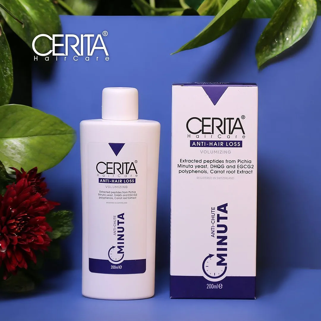 شامپو ضد ریزش مینوتا موی خشک CERITA