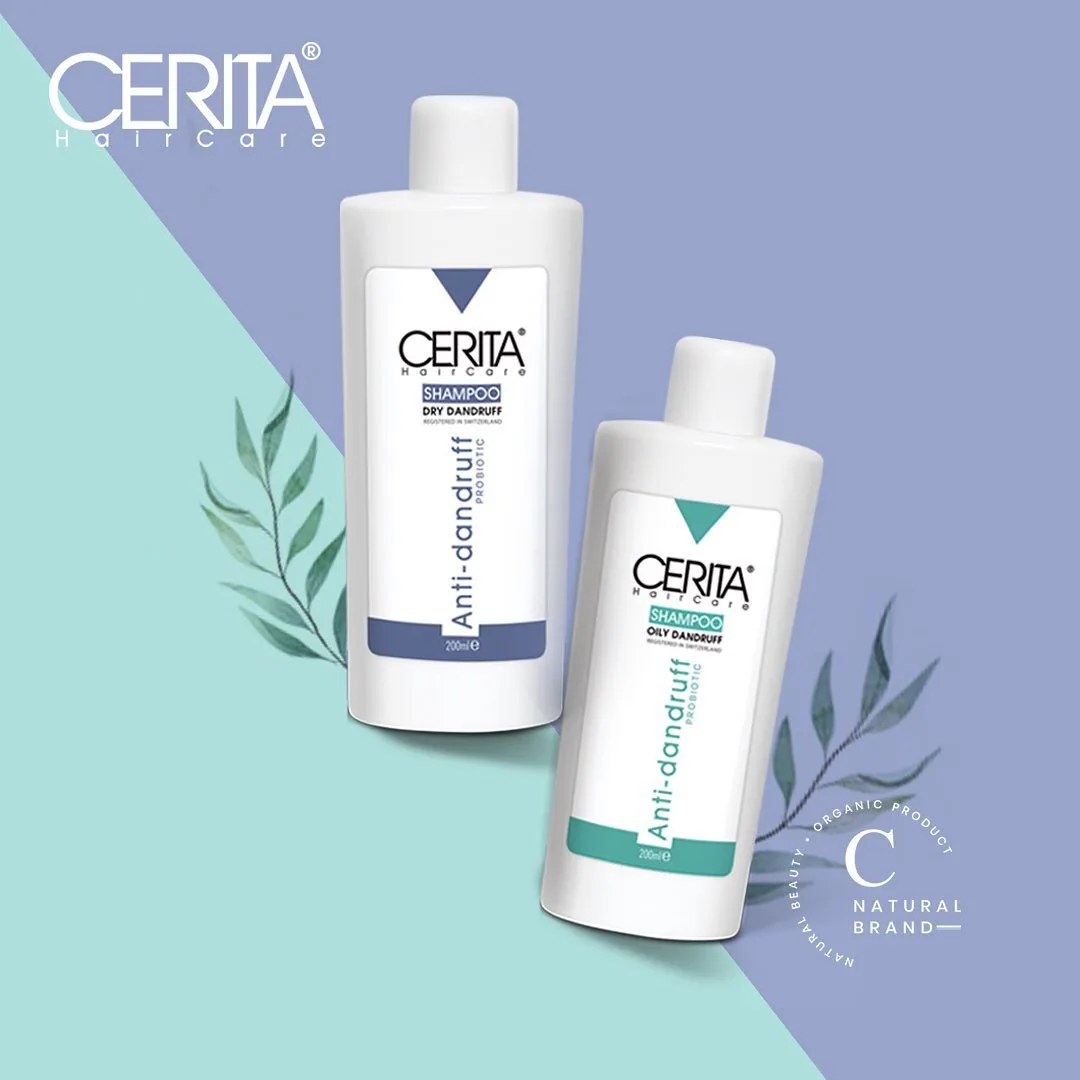 شامپو ضد شوره پروبیوتیک موی خشک CERITA