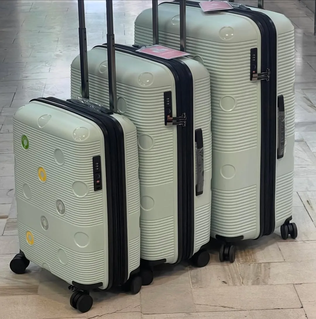 چمدان زیپ دوبل چهارچرخ دوبل — عکس ۳