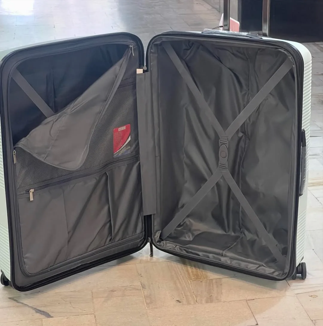 چمدان زیپ دوبل چهارچرخ دوبل — عکس ۴