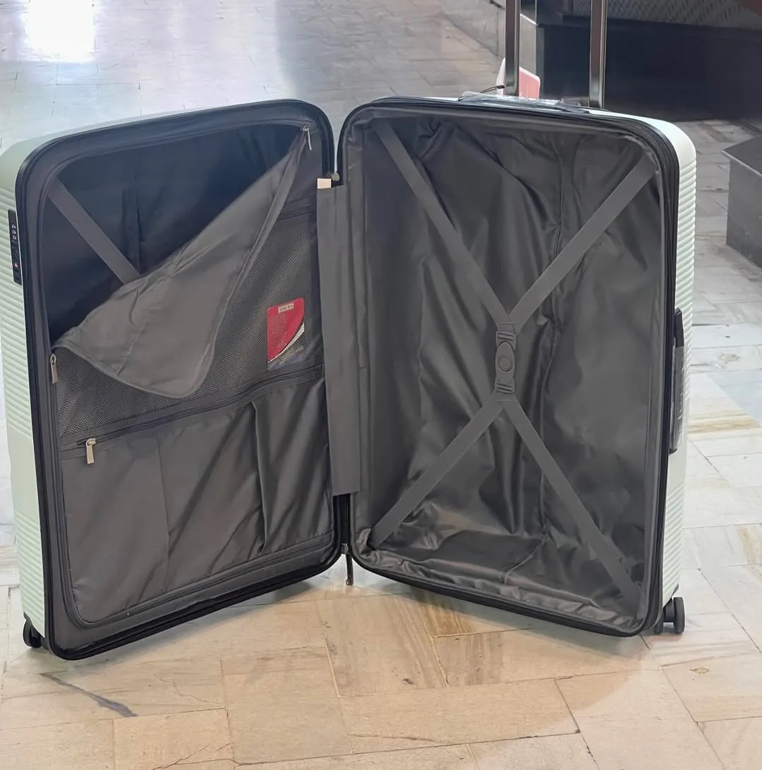 چمدان زیپ دوبل چهارچرخ دوبل — عکس ۷