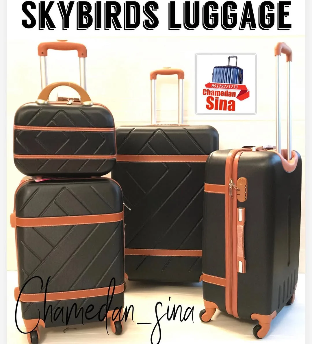 چمدان قفل رمزدار Skybird