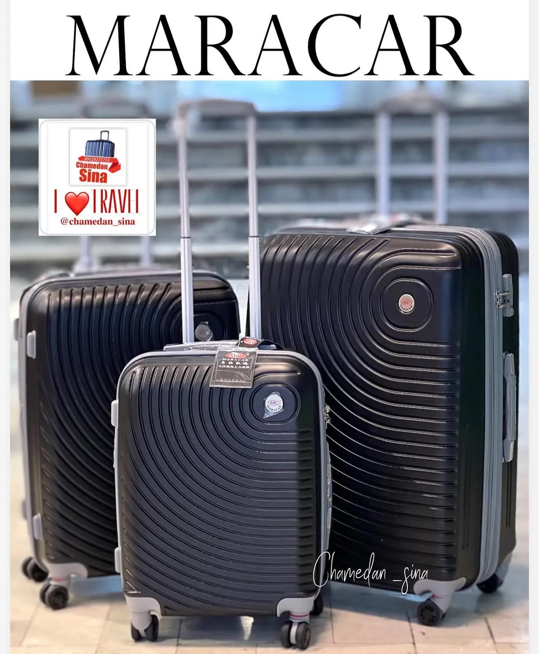 چمدان کاوردار Maracar
