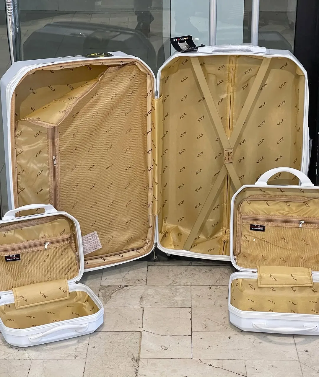 ست چمدان سبک قفل رمزدار — عکس ۶