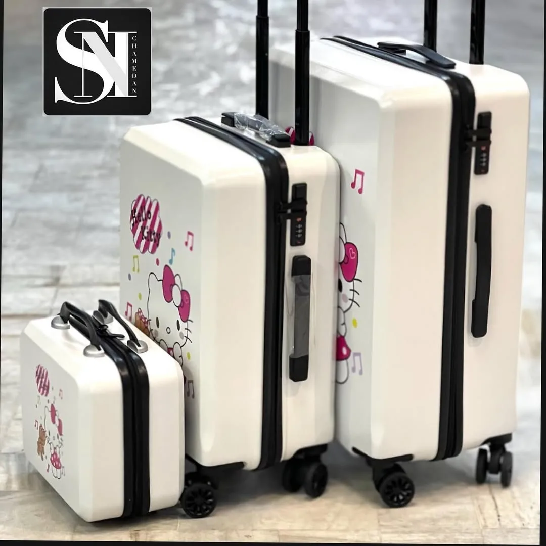 چمدان کودک در سه اندازه طرح هلوکیتی — عکس ۲