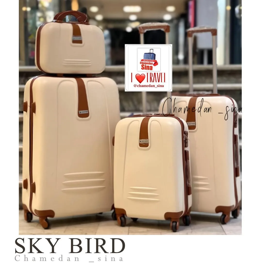 ست چمدان سبک قفل رمزدار Skybird