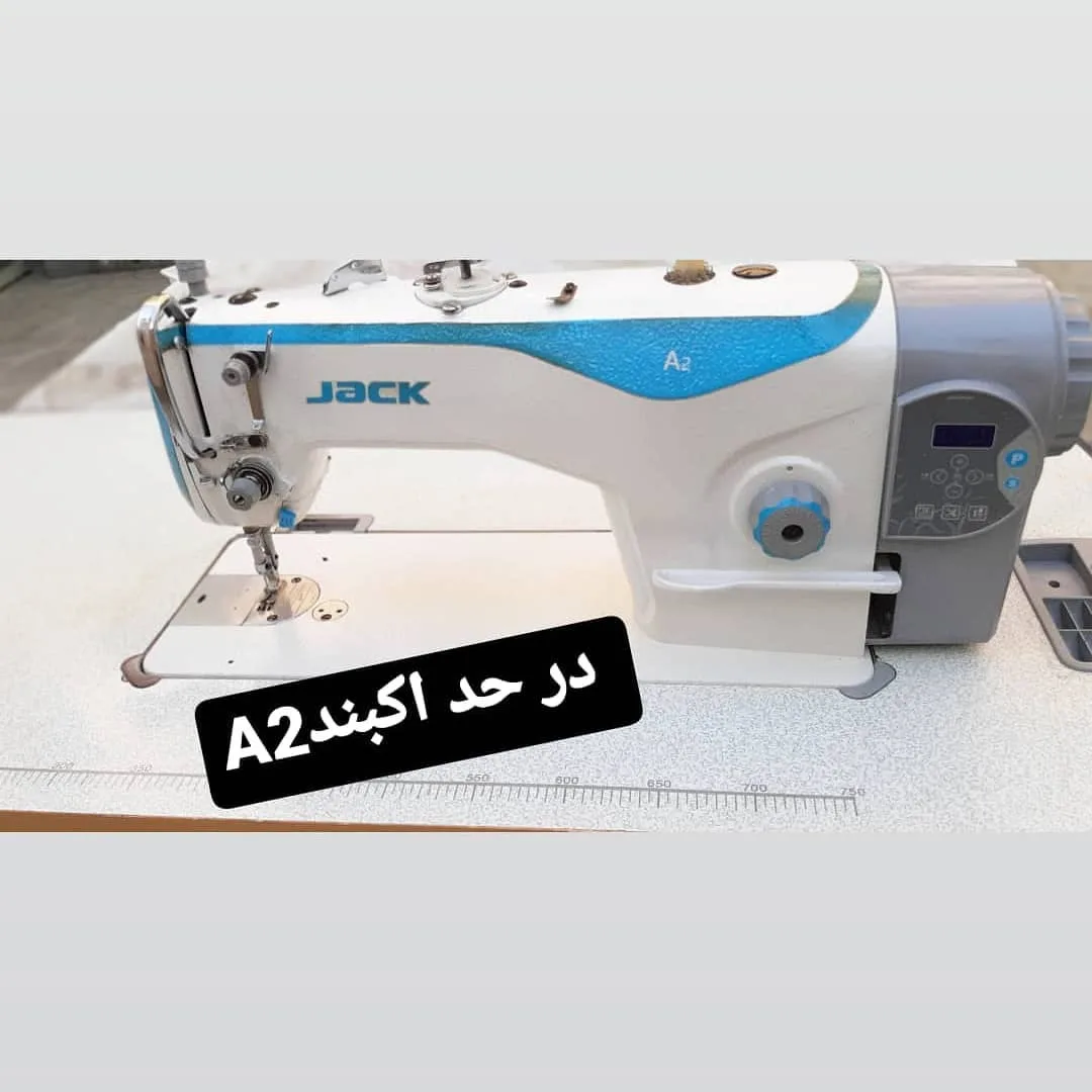 چرخ راسته دوز صنعتی، رنگ سفید، آبی و خاکستری، جنس فلز و پلاستیک، چرخ خیاطی صنعتی موتوری