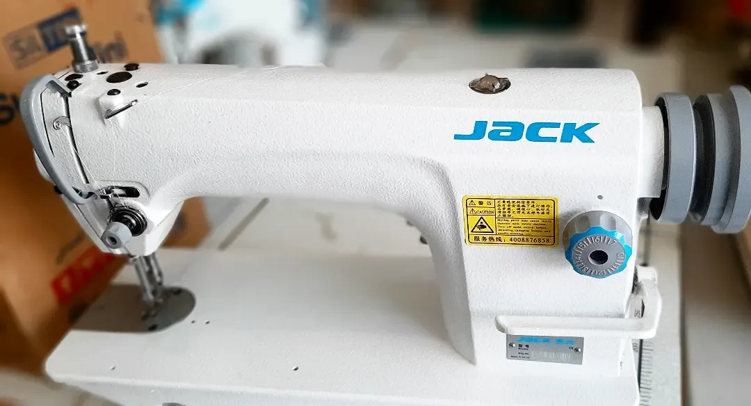 چرخ راسته کمپلت درشت 609s Jack، رنگ سفید و مشکی، جنس فلز و پلاستیک، راسته دوز صنعتی