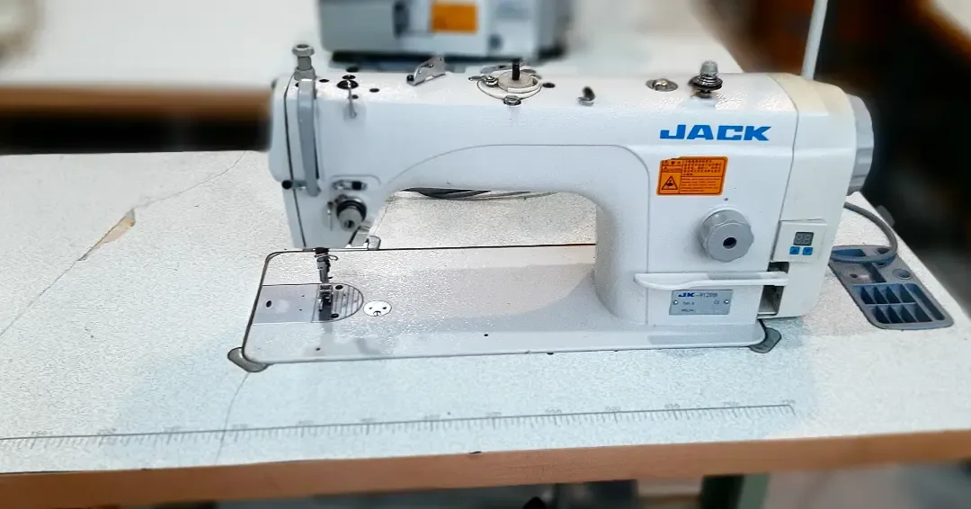 چرخ راسته ۹۱۲۰ Jack، رنگ سفید، جنس فلز، صنعتی دوخت مستقیم