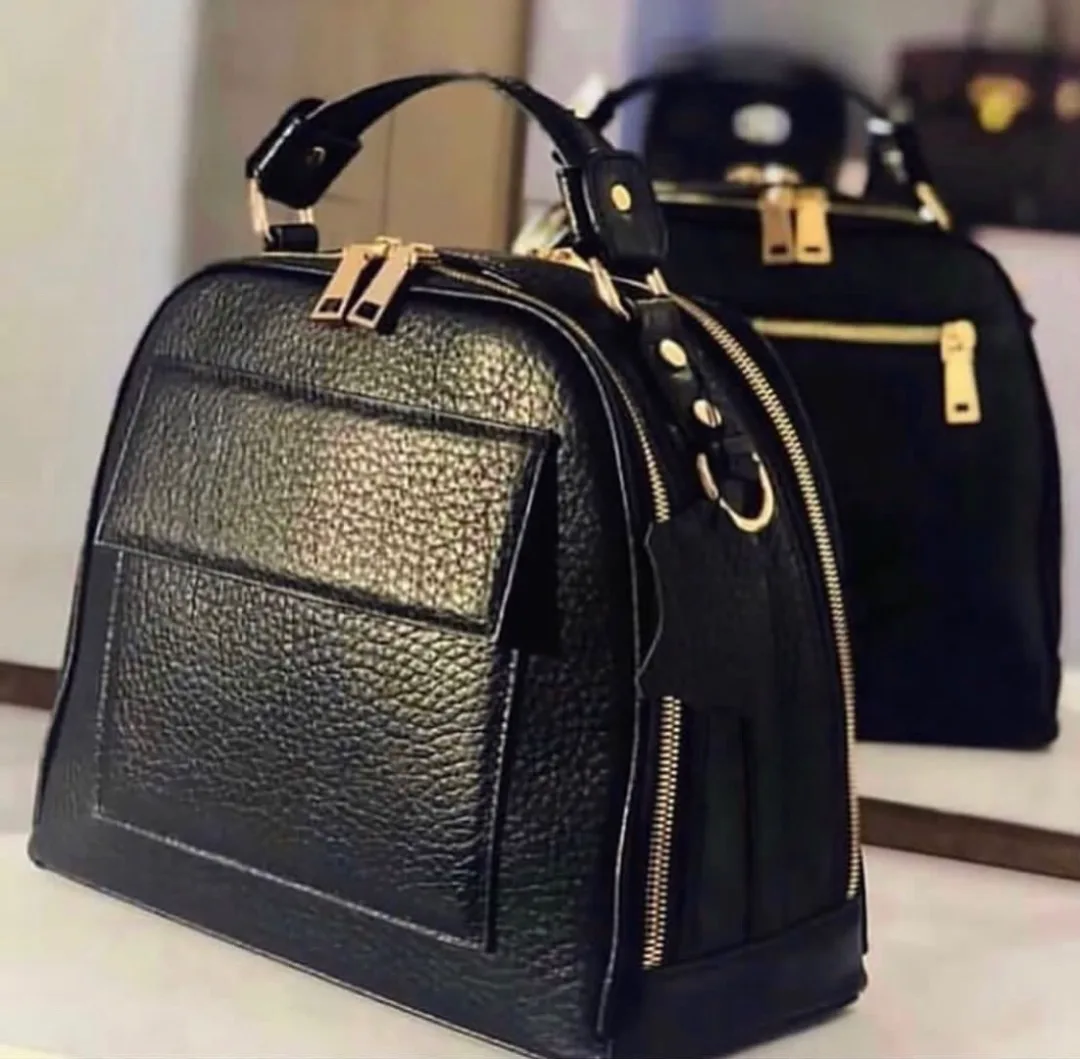 کیف دستی چرمی مدل پروا چرمانی، رنگ مشکی، دستی و دوشی