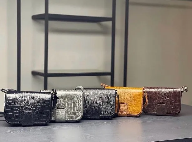 کیف دوشی چرم ۲۲×۱۶