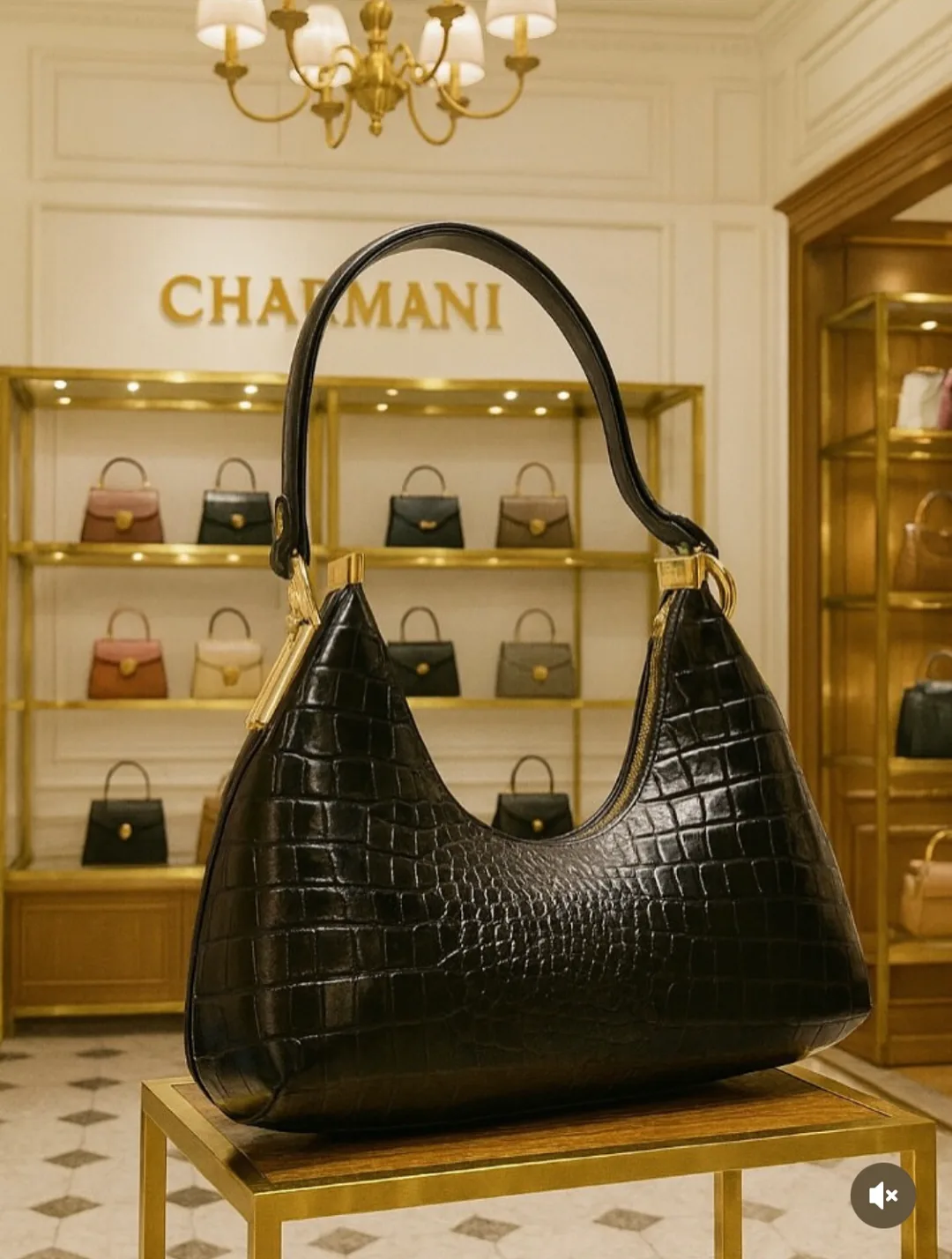 کیف زنانه چرم طبیعی ریما Charmani