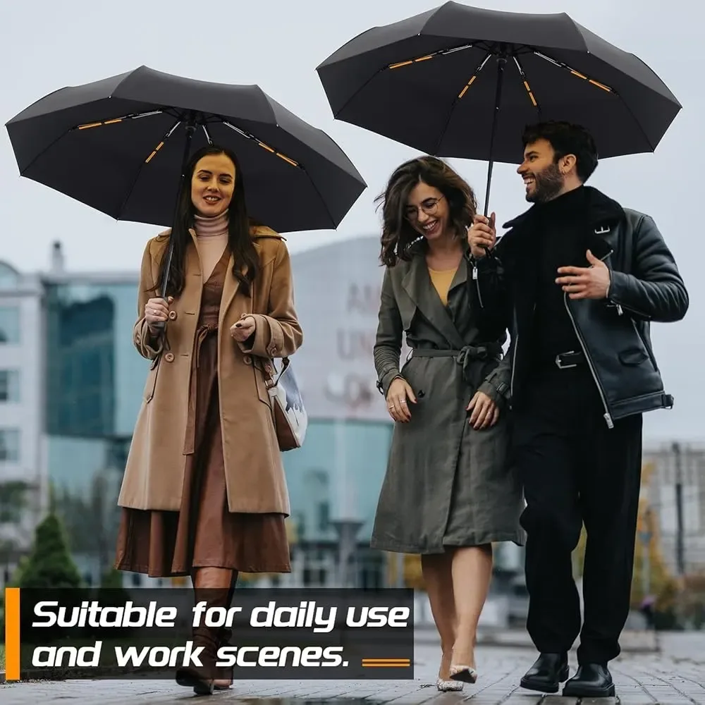 چتر تاشو اتوماتیک شوان، رنگ مشکی، جنس پارچه، اتوماتیک بزرگ